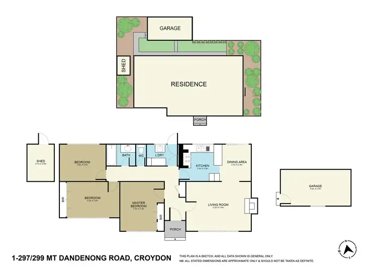 Floorplan of Homely unit listing, 1/297-299 Mt Dandenong Road, Croydon VIC 3136