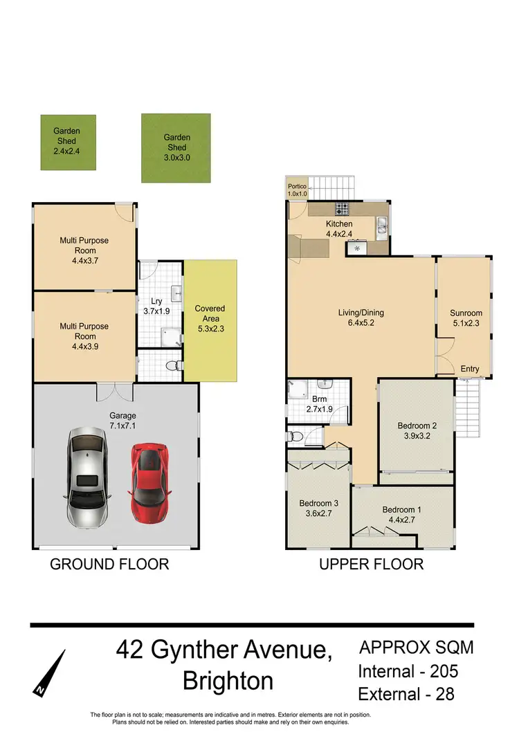 Floorplan of Homely house listing, 42 Gynther Avenue, Brighton QLD 4017