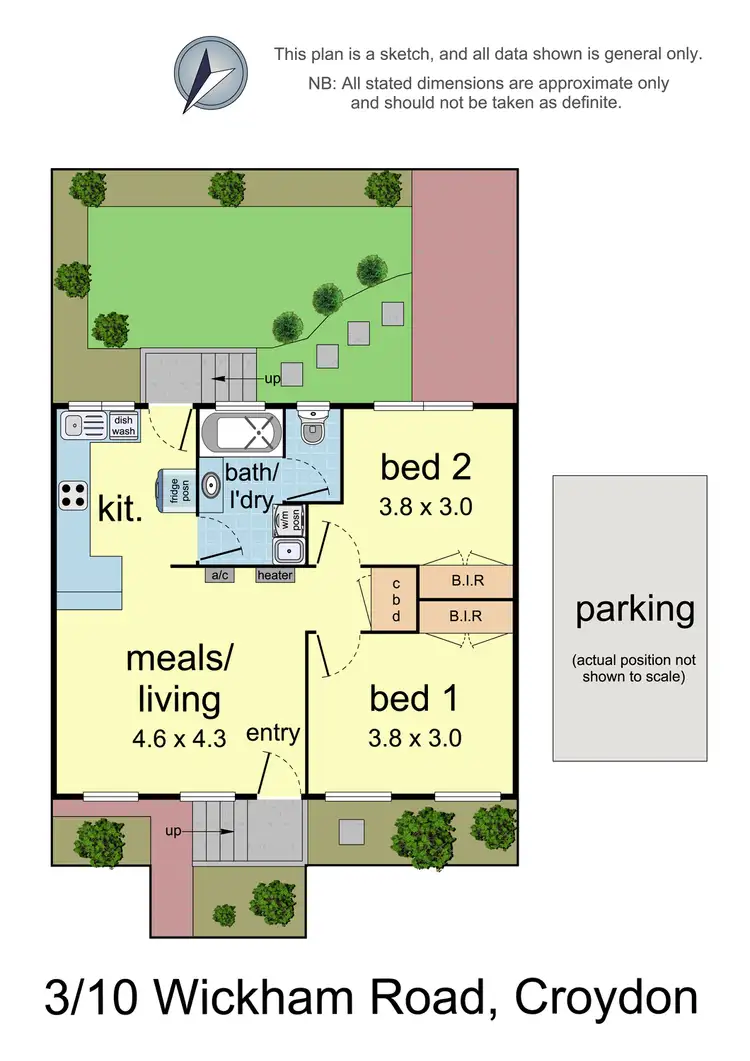 Floorplan of Homely unit listing, 3/10 Wickham Road, Croydon VIC 3136