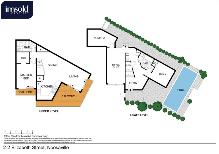 Floorplan of Homely house listing, 2/2 Elizabeth Street, Noosaville QLD 4566