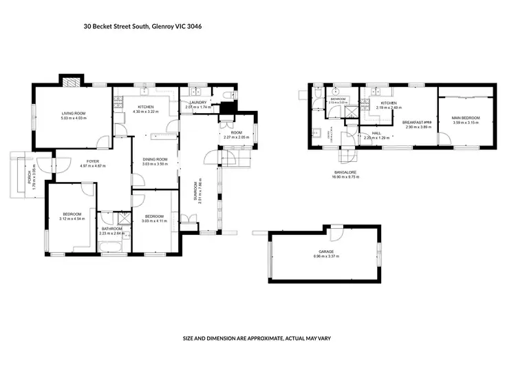Floorplan of Homely house listing, 30 Becket Street, Glenroy VIC 3046