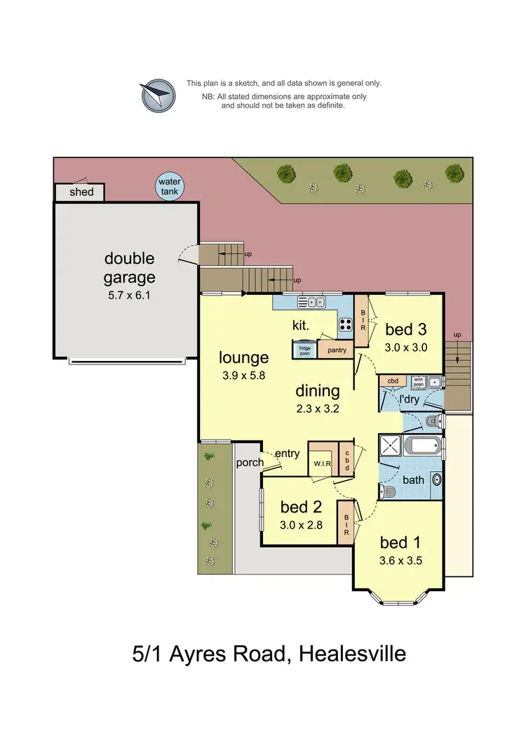 Floorplan of Homely unit listing, 5/1 Ayres Road, Healesville VIC 3777