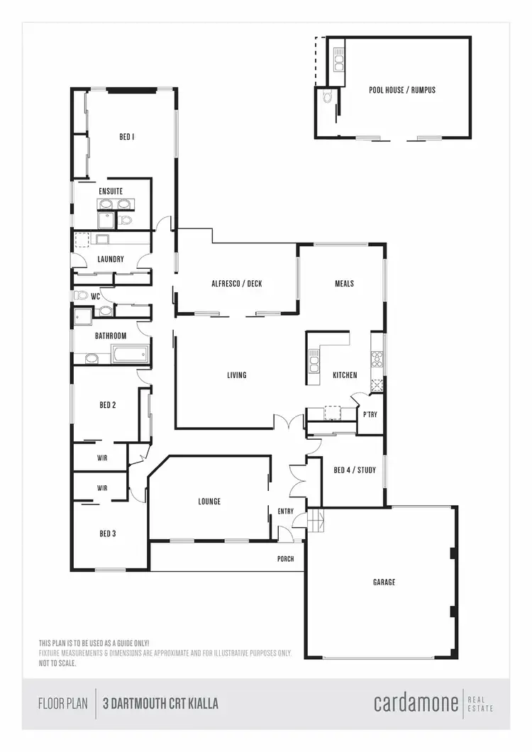 Floorplan of Homely house listing, 3 Dartmouth Court, Kialla VIC 3631