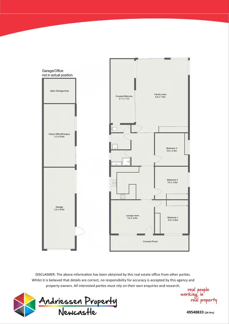 Floorplan of Homely house listing, 117 Railway Street, Teralba NSW 2284
