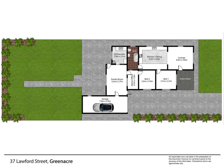 Floorplan of Homely house listing, 37 Lawford Street, Greenacre NSW 2190
