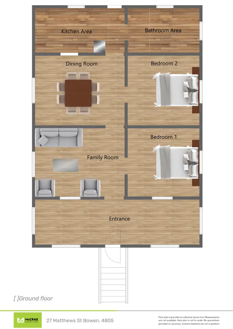 Floorplan of Homely house listing, 27 Matthews Street, Bowen QLD 4805