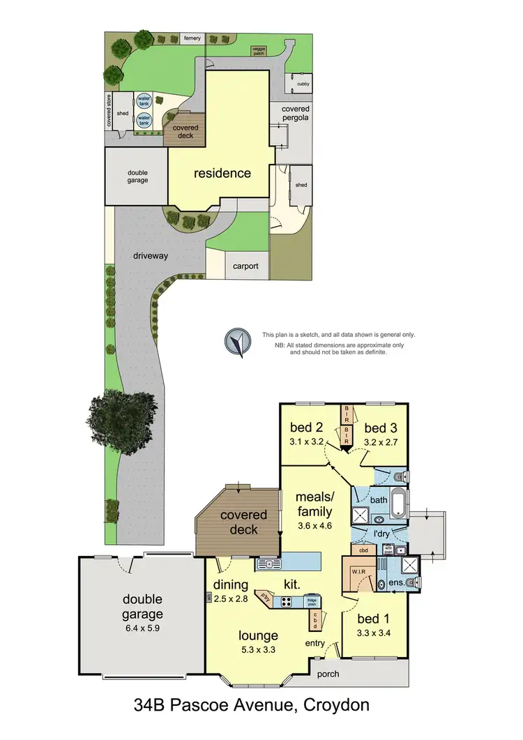 Floorplan of Homely house listing, 34b Pascoe Avenue, Croydon VIC 3136