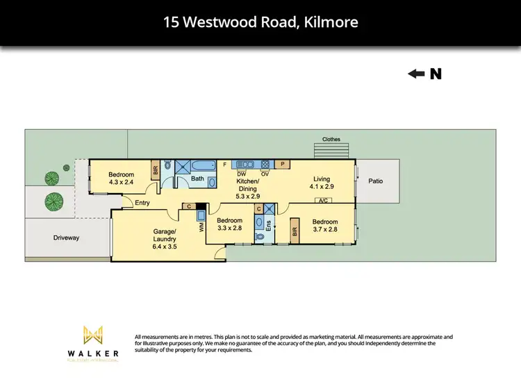 Floorplan of Homely house listing, 15 Westwood Road, Kilmore VIC 3764