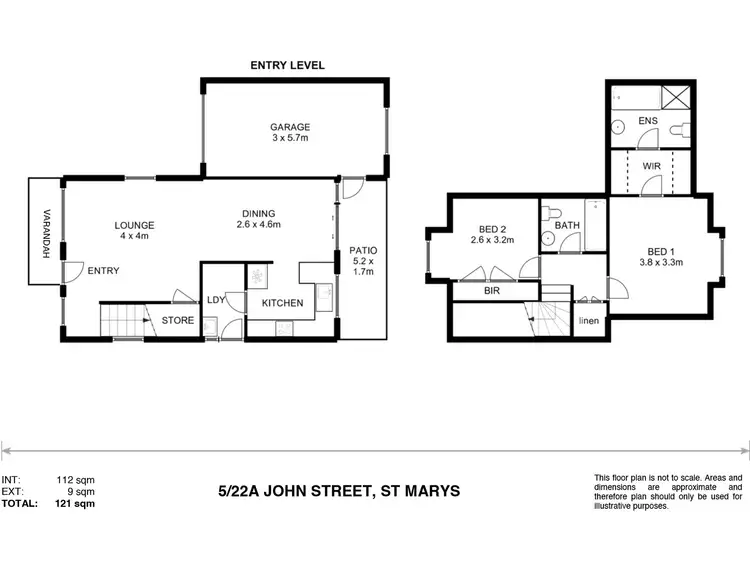 Floorplan of Homely unit listing, 5/22a John Street, St Marys NSW 2760