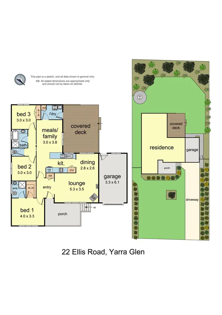 Floorplan of Homely house listing, 22 Ellis Road, Yarra Glen VIC 3775