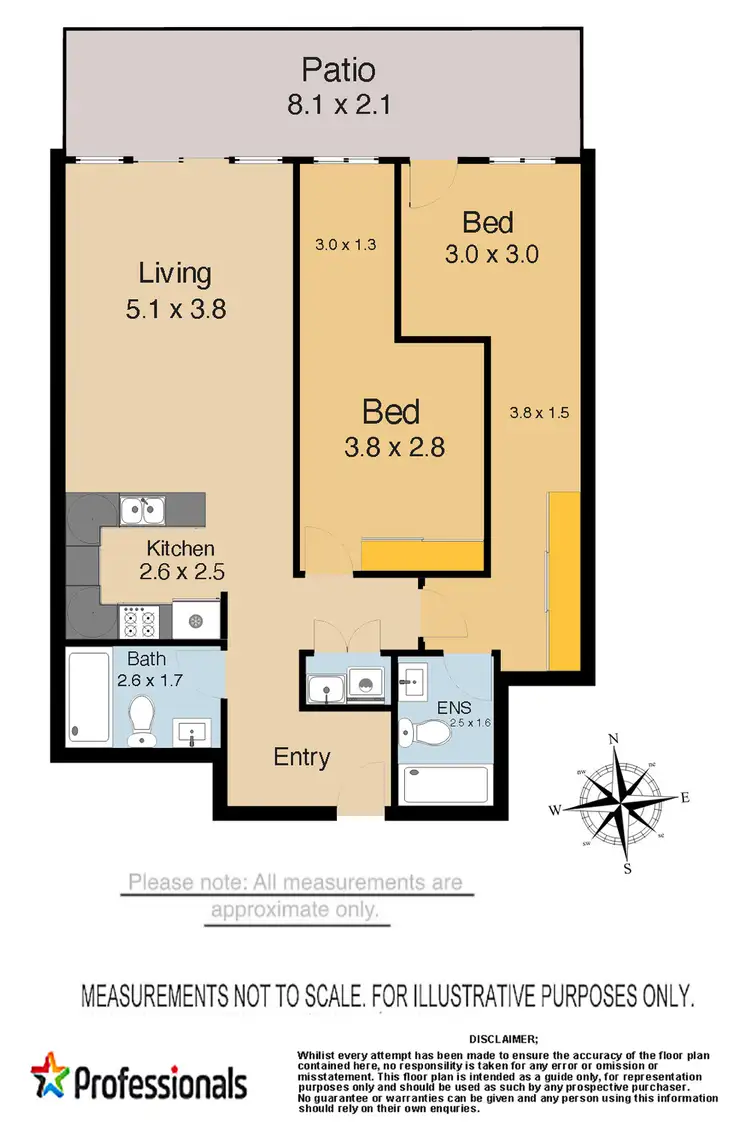 Floorplan of Homely unit listing, 102/25-31 Hope Street, Penrith NSW 2750