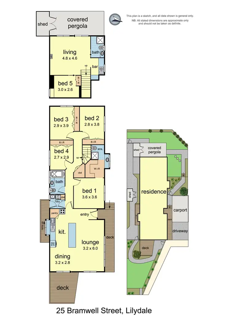 Floorplan of Homely house listing, 25 Bramwell Street, Lilydale VIC 3140