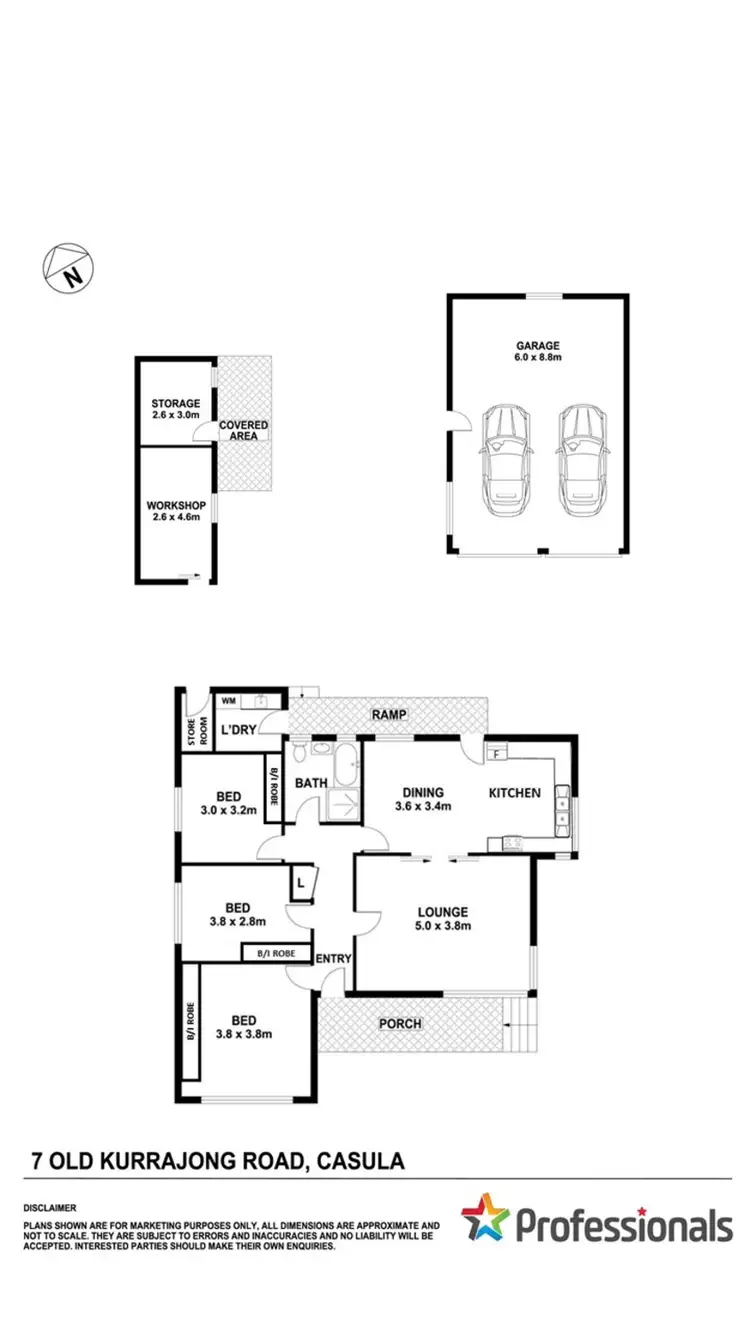 Floorplan of Homely house listing, 7 Old Kurrajong Road, Casula NSW 2170