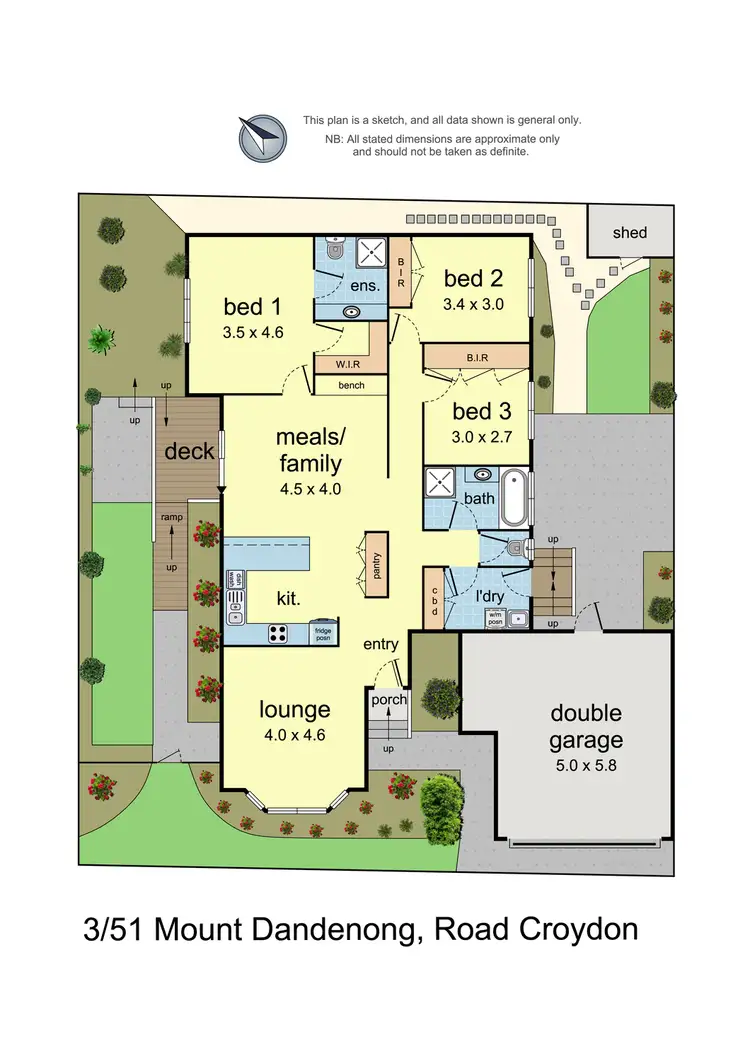 Floorplan of Homely house listing, 3/51a Mt Dandenong Road, Croydon VIC 3136