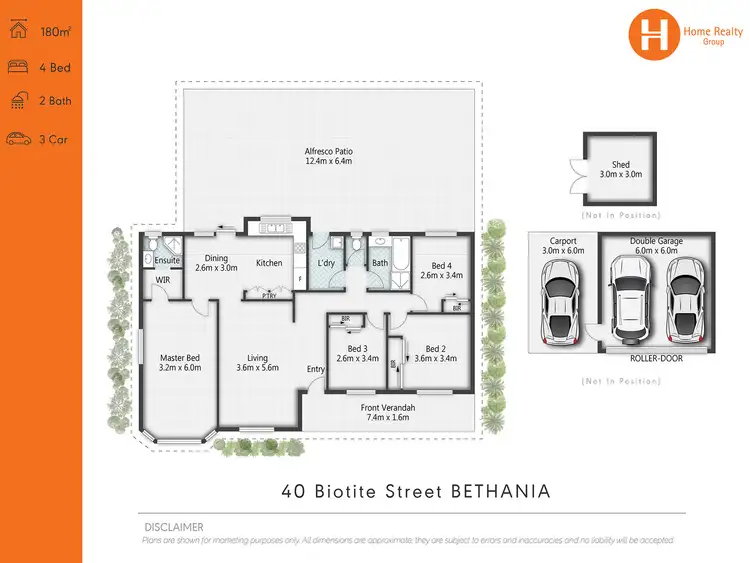 Floorplan of Homely house listing, 40 Biotite Street, Bethania QLD 4205