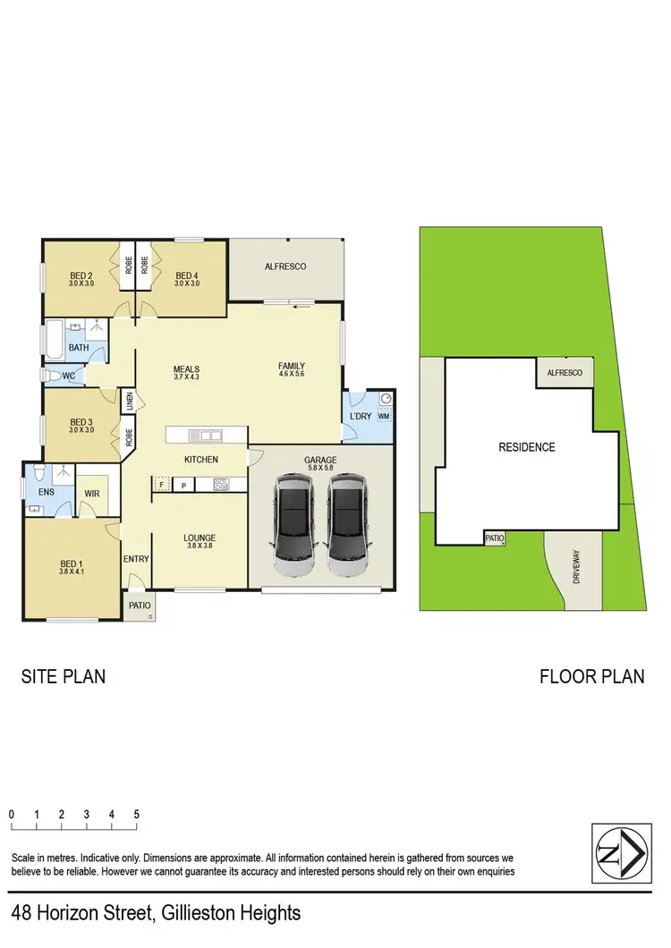 Floorplan of Homely house listing, 48 Horizon Street, Gillieston Heights NSW 2321