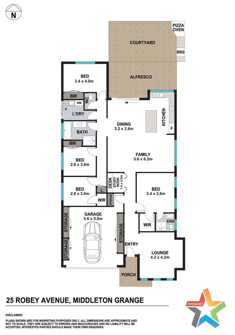 Floorplan of Homely house listing, 25 Robey Avenue, Middleton Grange NSW 2171
