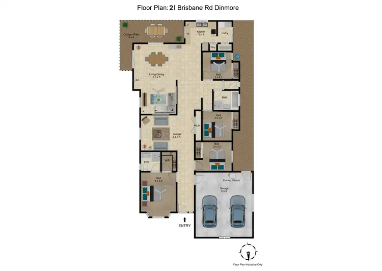 Floorplan of Homely house listing, 21 Brisbane Road, Dinmore QLD 4303