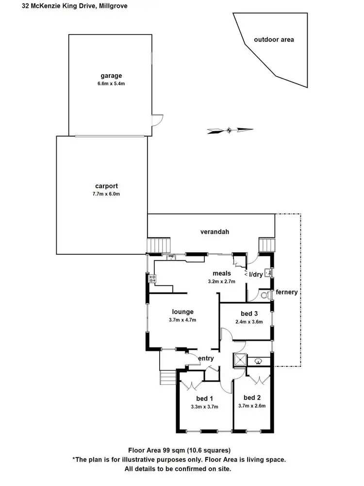 Floorplan of Homely house listing, 32 McKenzie King Drive, Millgrove VIC 3799