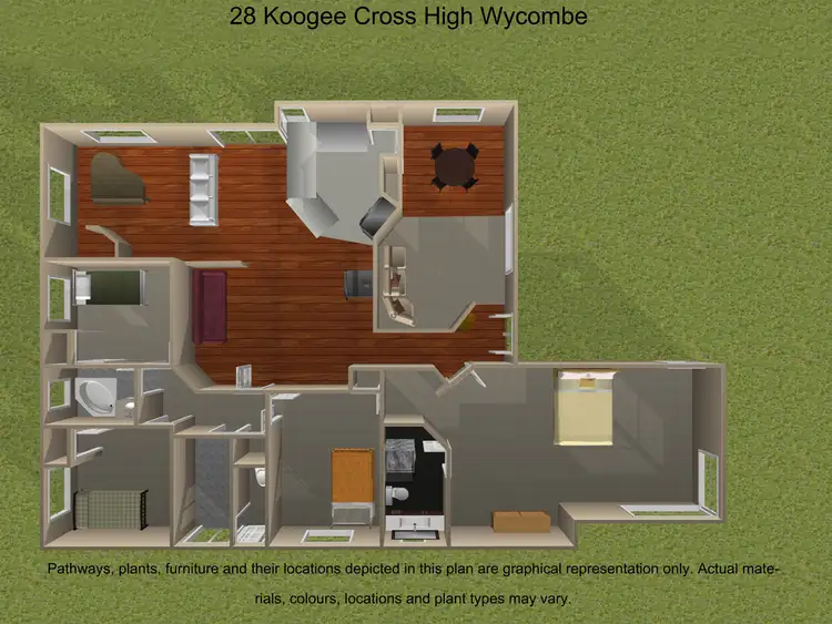 Floorplan of Homely house listing, 28 Koongee Cross, High Wycombe WA 6057