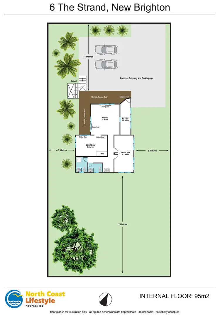 Floorplan of Homely house listing, 6 Strand Avenue, New Brighton NSW 2483
