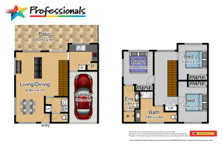 Floorplan of Homely unit listing, 6/63 Kamerunga Road, Stratford QLD 4870