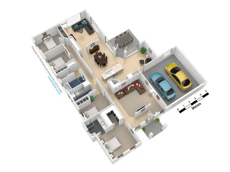 Floorplan of Homely house listing, 17 Walla Place, Wagga Wagga NSW 2650