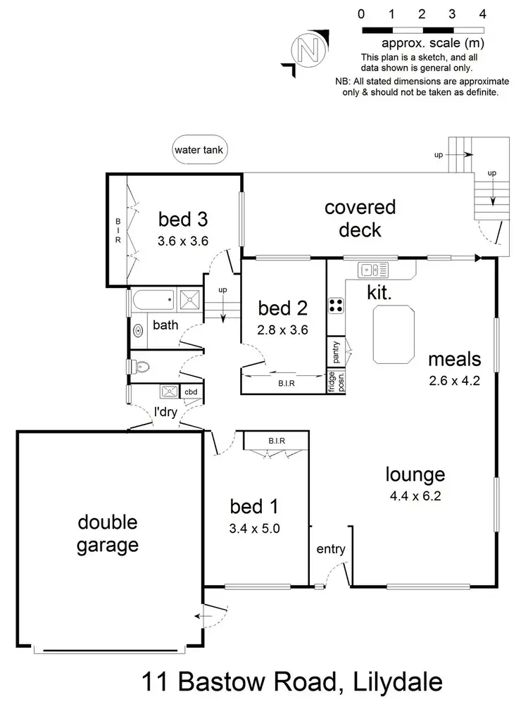 Floorplan of Homely house listing, 11 Bastow Road, Lilydale VIC 3140