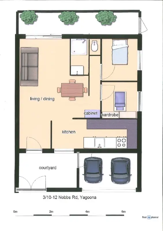 Floorplan of Homely villa listing, 3/10-12 Nobbs Road, Yagoona NSW 2199