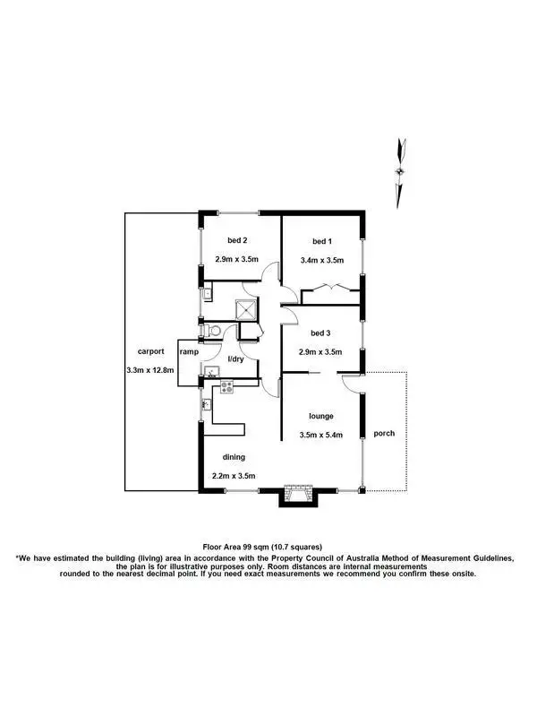 Floorplan of Homely house listing, 12 Derby Street, Warburton VIC 3799