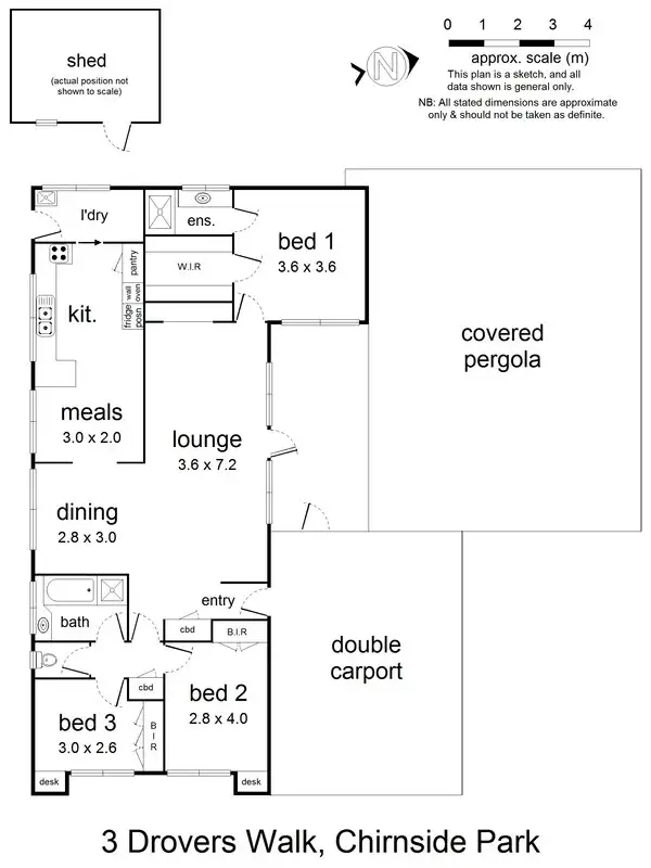 Floorplan of Homely house listing, 3 Drovers Walk, Chirnside Park VIC 3116
