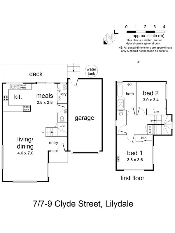 Floorplan of Homely unit listing, 7/7-9 Clyde Street, Lilydale VIC 3140