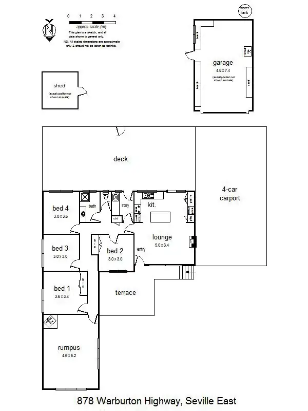 Floorplan of Homely house listing, 878 Warburton Highway, Seville VIC 3139