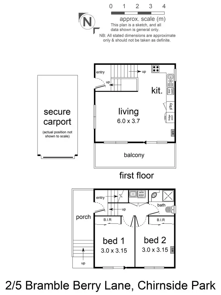 Floorplan of Homely townhouse listing, 2/5 Brambleberry Lane, Chirnside Park VIC 3116