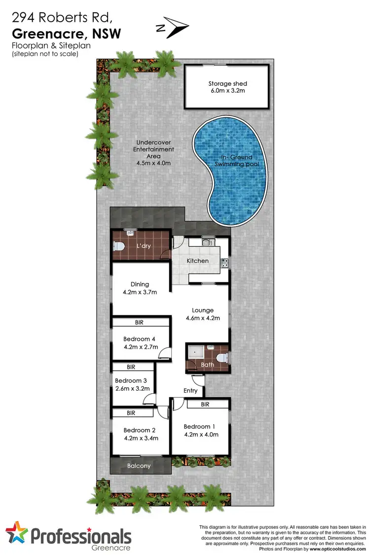 Floorplan of Homely house listing, 294 Roberts Road, Greenacre NSW 2190