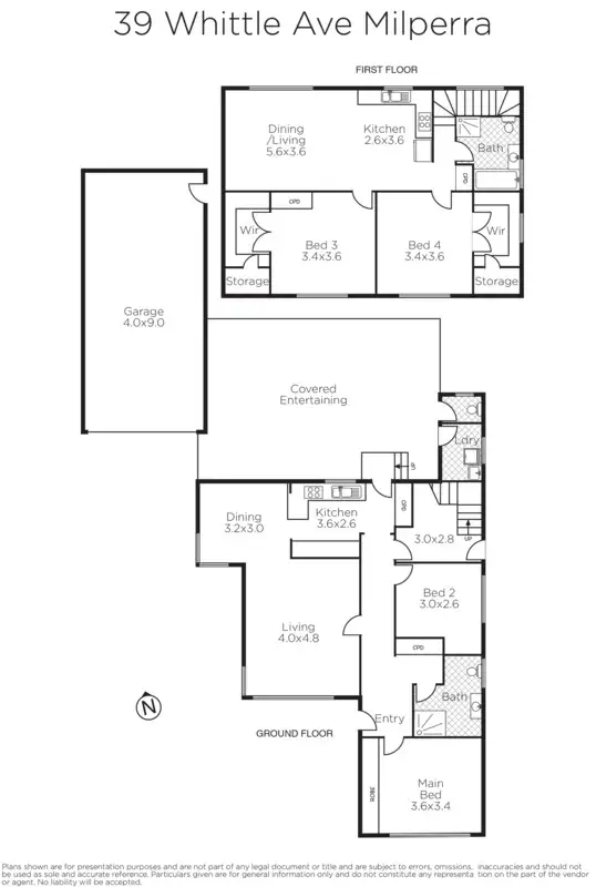Floorplan of Homely house listing, 39 Whittle Avenue, Milperra NSW 2214