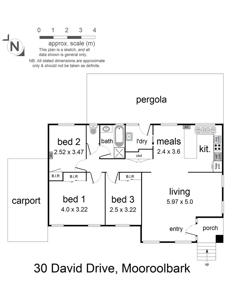 Floorplan of Homely house listing, 30 David Drive, Mooroolbark VIC 3138