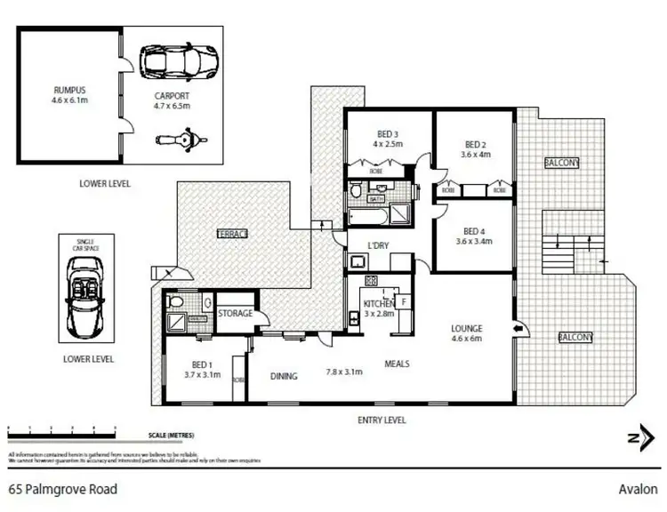 Floorplan of Homely house listing, 65 Palmgrove Road, Avalon NSW 2107