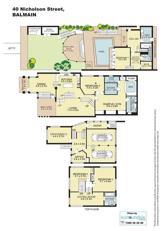 Floorplan of Homely house listing, 40 Nicholson Street, Balmain East NSW 2041