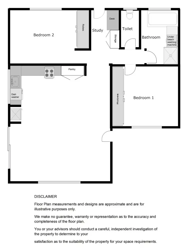 Floorplan of Homely unit listing, Unit 3/645 Etiwanda Avenue, Mildura VIC 3500