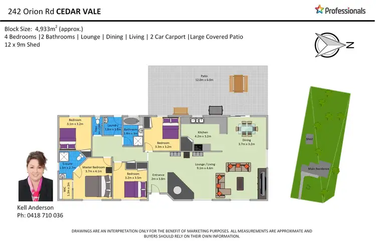 Floorplan of Homely house listing, 242-244 Orion Road, Cedar Vale QLD 4285