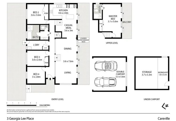 Floorplan of Homely house listing, 3 Georgia Lee Place, Avalon NSW 2107
