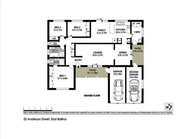 Floorplan of Homely house listing, 52 Anderson Street, East Ballina NSW 2478