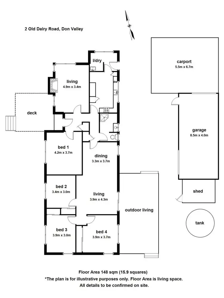 Floorplan of Homely house listing, 2 Old Dalry Road, Don Valley VIC 3139