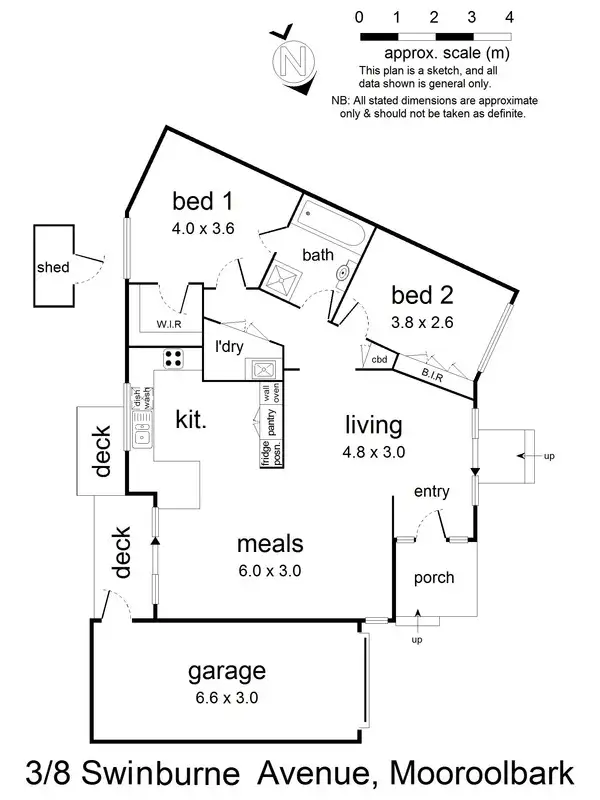 Floorplan of Homely house listing, 3/8 Swinburne Avenue, Mooroolbark VIC 3138