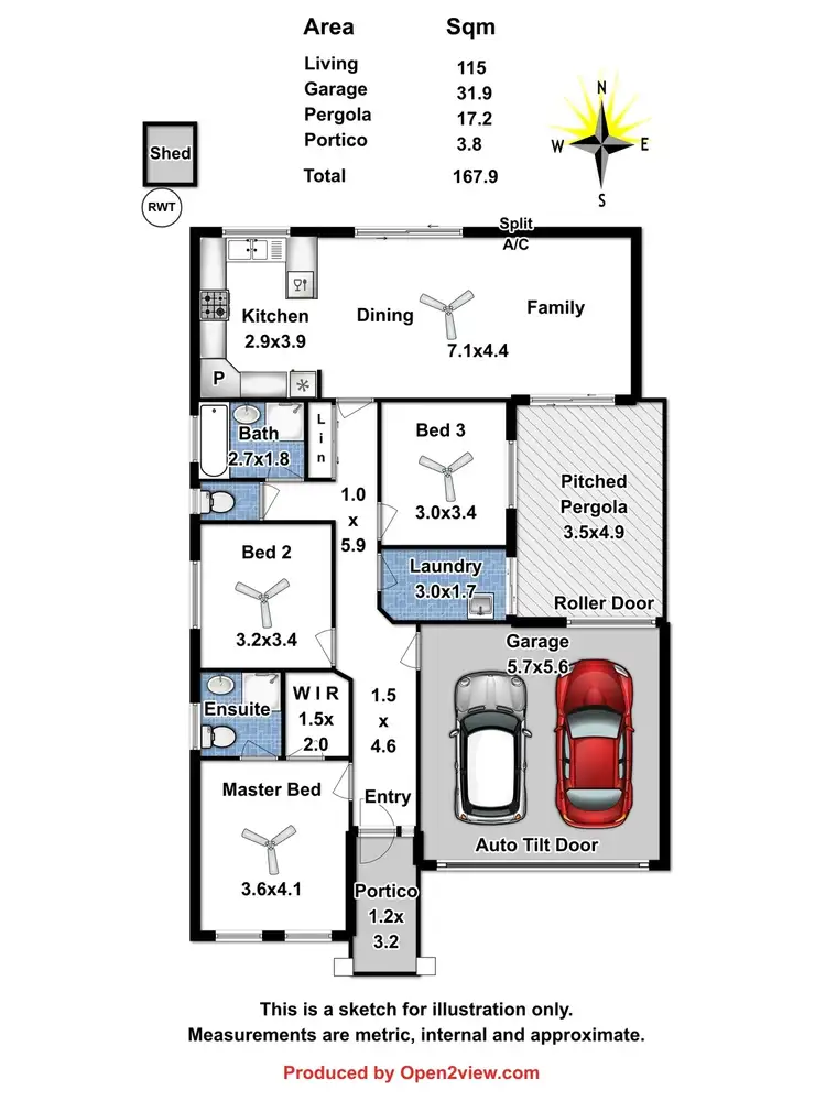 Floorplan of Homely house listing, 5 Kirkstile Street, Blakeview SA 5114