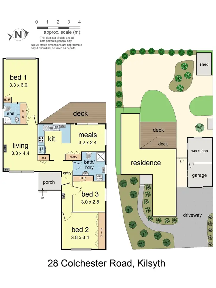 Floorplan of Homely house listing, 28 Colchester Road, Kilsyth VIC 3137