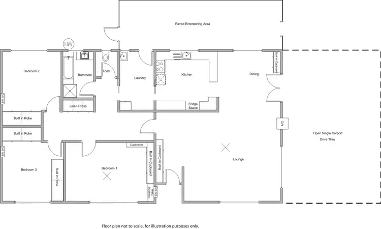 Floorplan of Homely house listing, 8 Third Street, Wool Bay SA 5575
