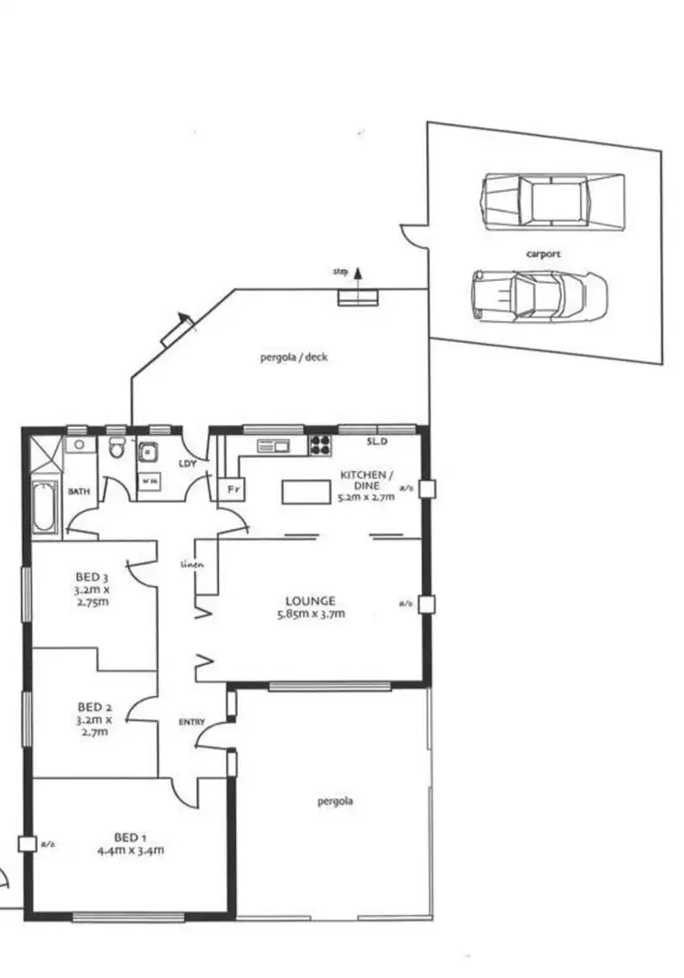 Floorplan of Homely house listing, 12 Billabong Road, Para Hills SA 5096