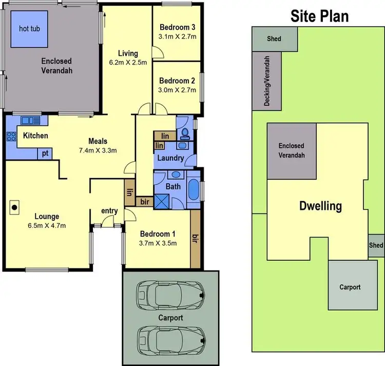Floorplan of Homely house listing, 35 Flint Crescent, Delahey VIC 3037